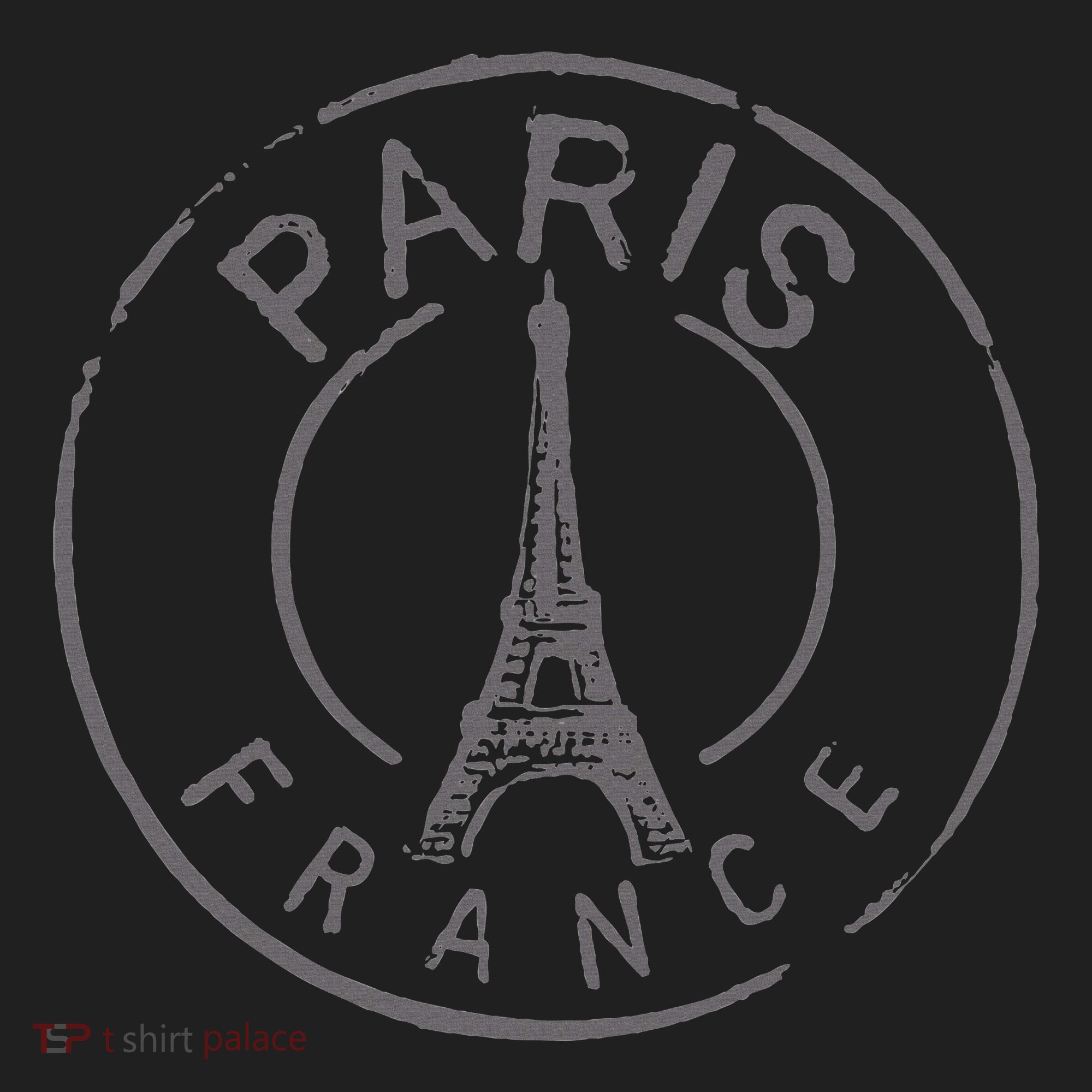 Retro Paris France Eiffel Tower Love Women's Sweatshirt