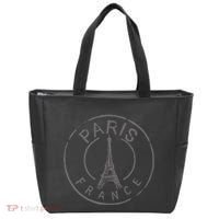 Retro Paris France Eiffel Tower Love Tote Bag thumb 0