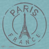 Retro Paris France Eiffel Tower Love Sueded Cloud Jersey T-Shirt thumb 2