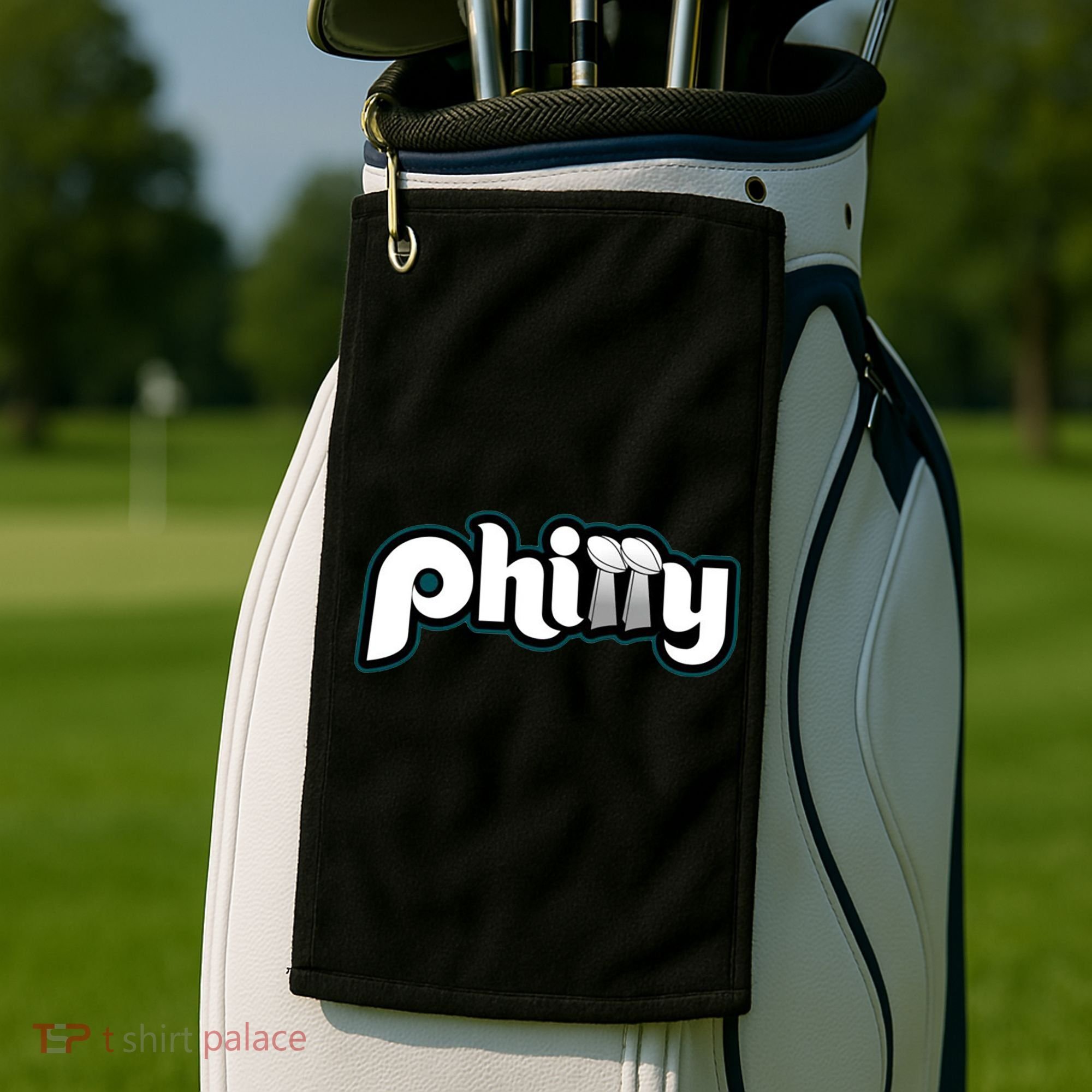 Retro Philadelphia Football Champs Golf Towel