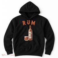 Rum PirateS Favorite Drink Alcoholic Beverage Rum Hoodie thumb 0