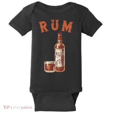 Rum PirateS Favorite Drink Alcoholic Beverage Rum Baby Bodysuit