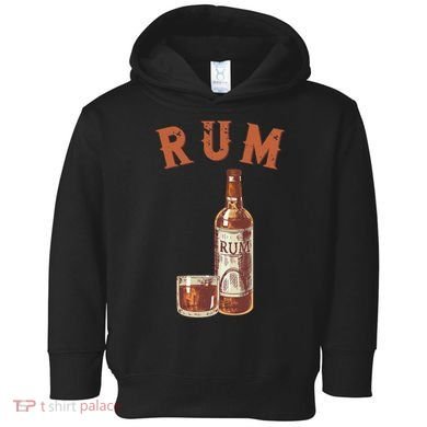 Rum PirateS Favorite Drink Alcoholic Beverage Rum Toddler Hoodie
