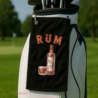 Rum PirateS Favorite Drink Alcoholic Beverage Rum Golf Towel thumb 2
