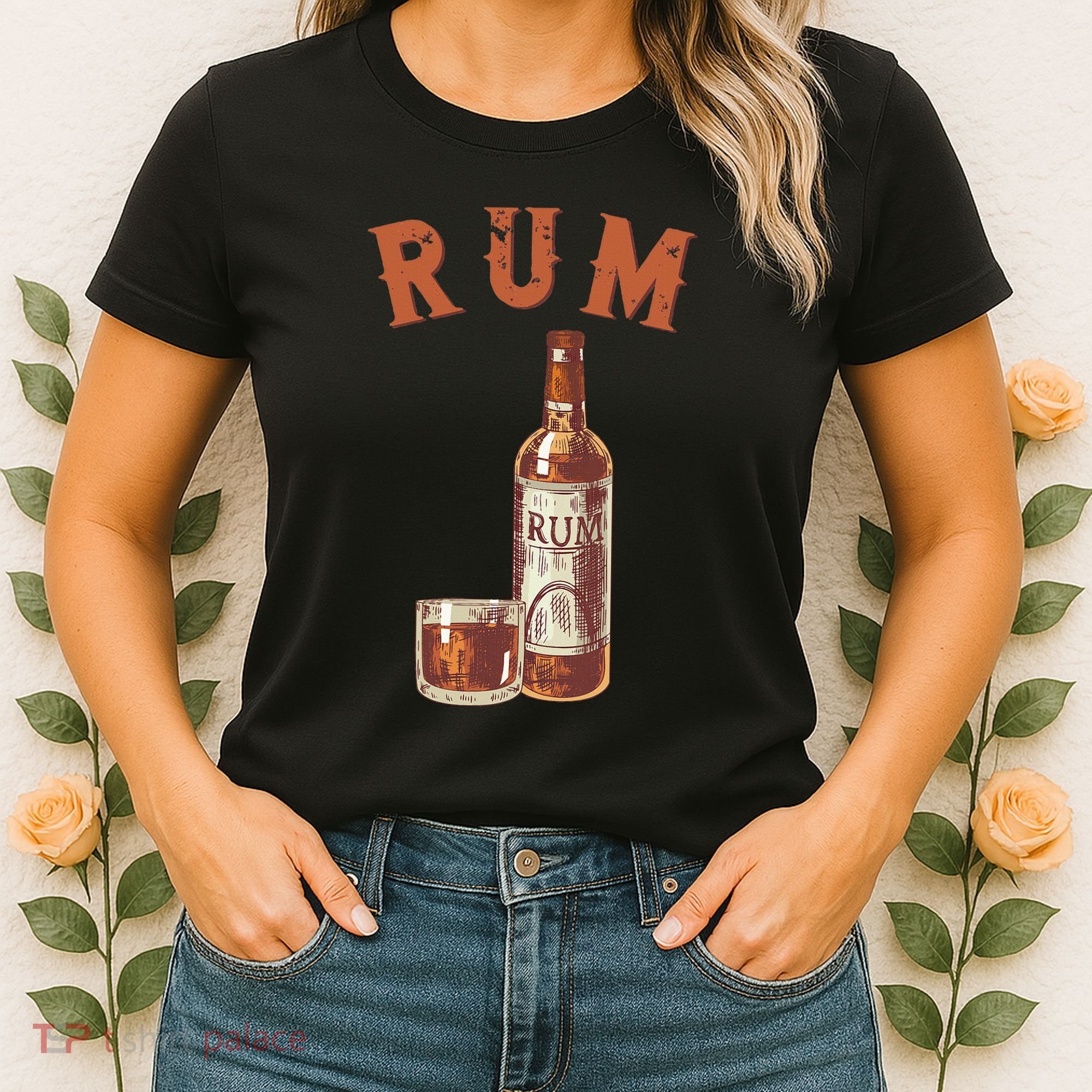 Rum PirateS Favorite Drink Alcoholic Beverage Rum Women's T-Shirt