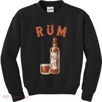 Rum PirateS Favorite Drink Alcoholic Beverage Rum Kids Sweatshirt thumb 0