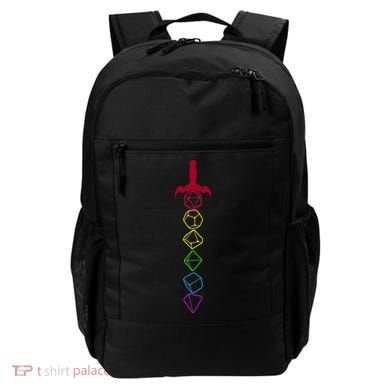 RPG Table Top Dice Sword Backpack