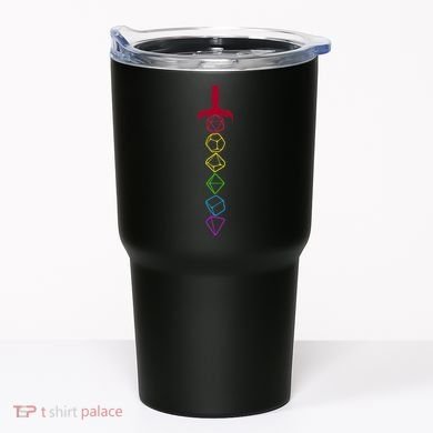 RPG Table Top Dice Sword Tumbler