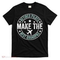 Retired Pilot Grandpa Copilot Airplane Captain Retirement T-Shirt thumb 0
