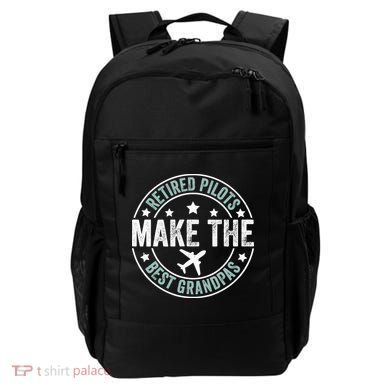 Retired Pilot Grandpa Copilot Airplane Captain Retirement Backpack