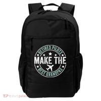 Retired Pilot Grandpa Copilot Airplane Captain Retirement Backpack thumb 0
