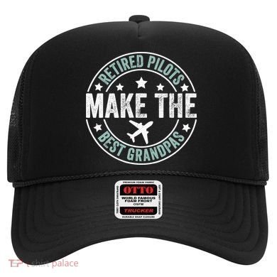 Retired Pilot Grandpa Copilot Airplane Captain Retirement Hat