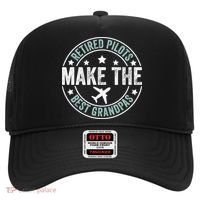 Retired Pilot Grandpa Copilot Airplane Captain Retirement Hat thumb 0