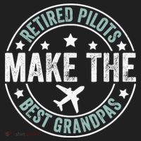 Retired Pilot Grandpa Copilot Airplane Captain Retirement Hat thumb 2