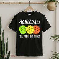 Retro Pickleball Gift Pickleball Players I'll Dink to That T-Shirt thumb 2