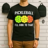 Retro Pickleball Gift Pickleball Players I'll Dink to That T-Shirt thumb 6