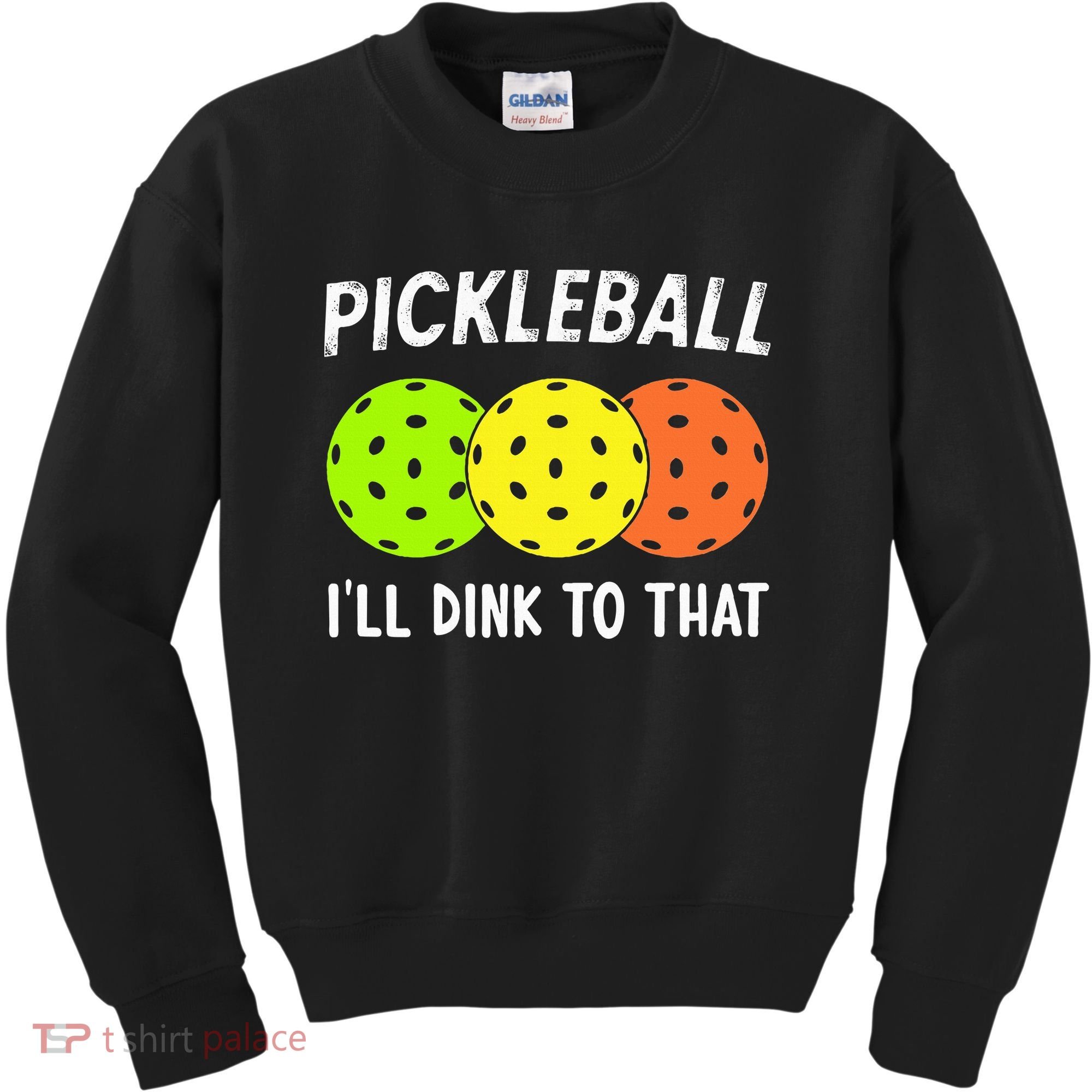 Retro Pickleball Gift Pickleball Players I'll Dink to That Kids Sweatshirt