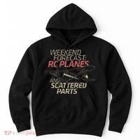 RC Plane Gift Weekend Forecast RC Pilot Model Airplane Lover Hoodie thumb 0