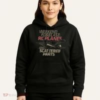 RC Plane Gift Weekend Forecast RC Pilot Model Airplane Lover Hoodie thumb 5
