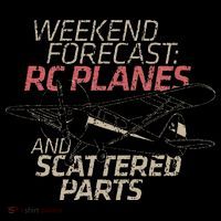 RC Plane Gift Weekend Forecast RC Pilot Model Airplane Lover Hoodie thumb 7