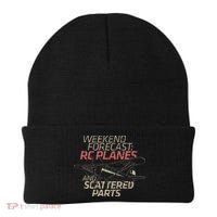 RC Plane Gift Weekend Forecast RC Pilot Model Airplane Lover Beanie thumb 0