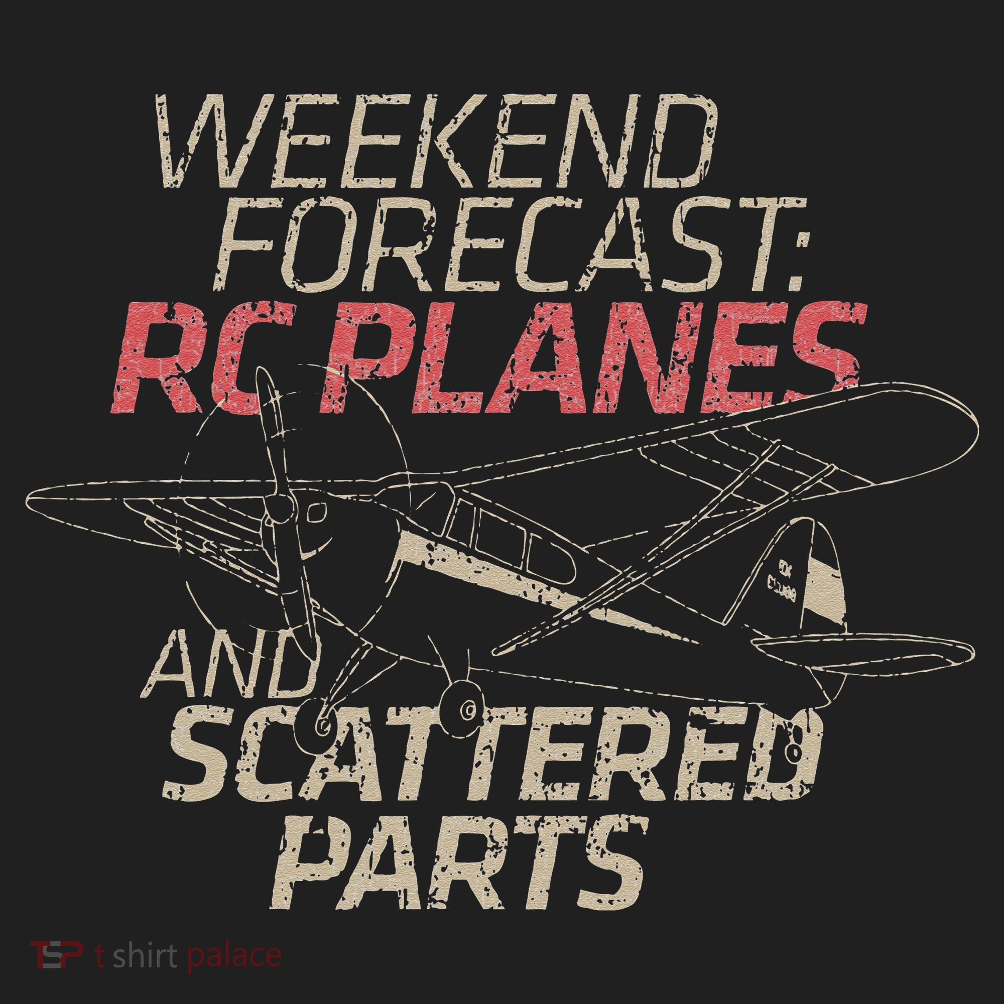 RC Plane Gift Weekend Forecast RC Pilot Model Airplane Lover Hat