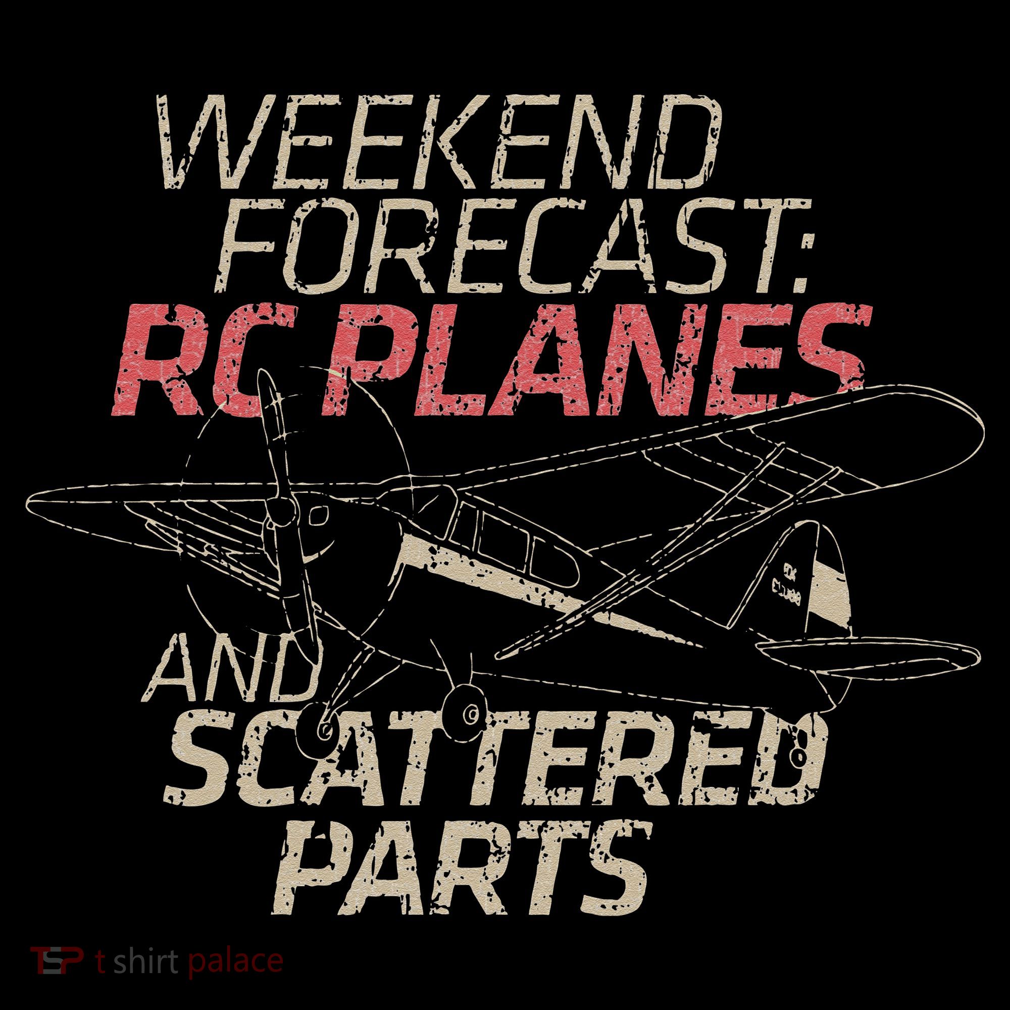 RC Plane Gift Weekend Forecast RC Pilot Model Airplane Lover Tank Top