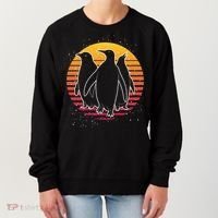 Retro Penguin Gift Women's Sweatshirt thumb 0