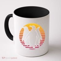 Retro Penguin Gift Coffee Mug thumb 0