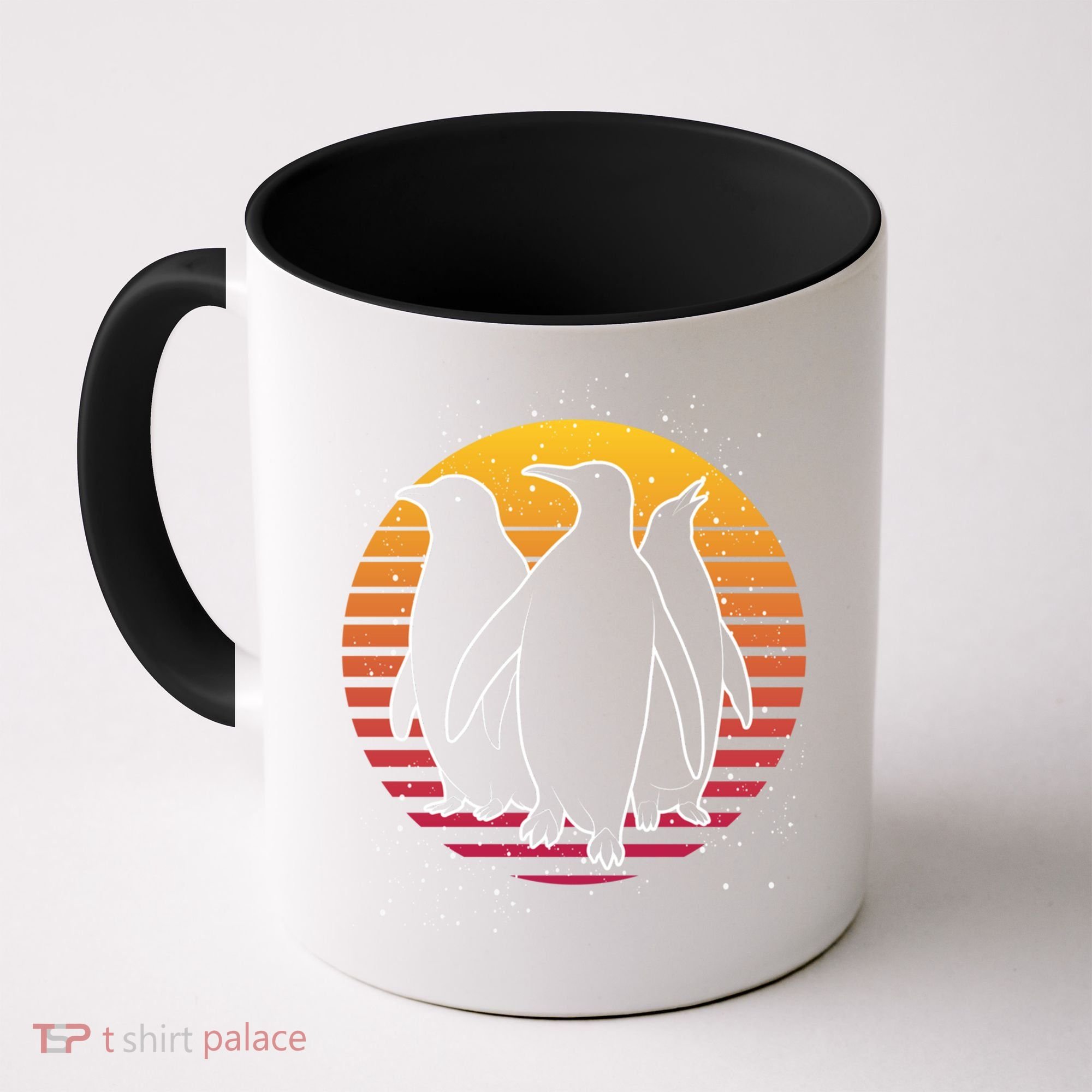 Retro Penguin Gift Coffee Mug