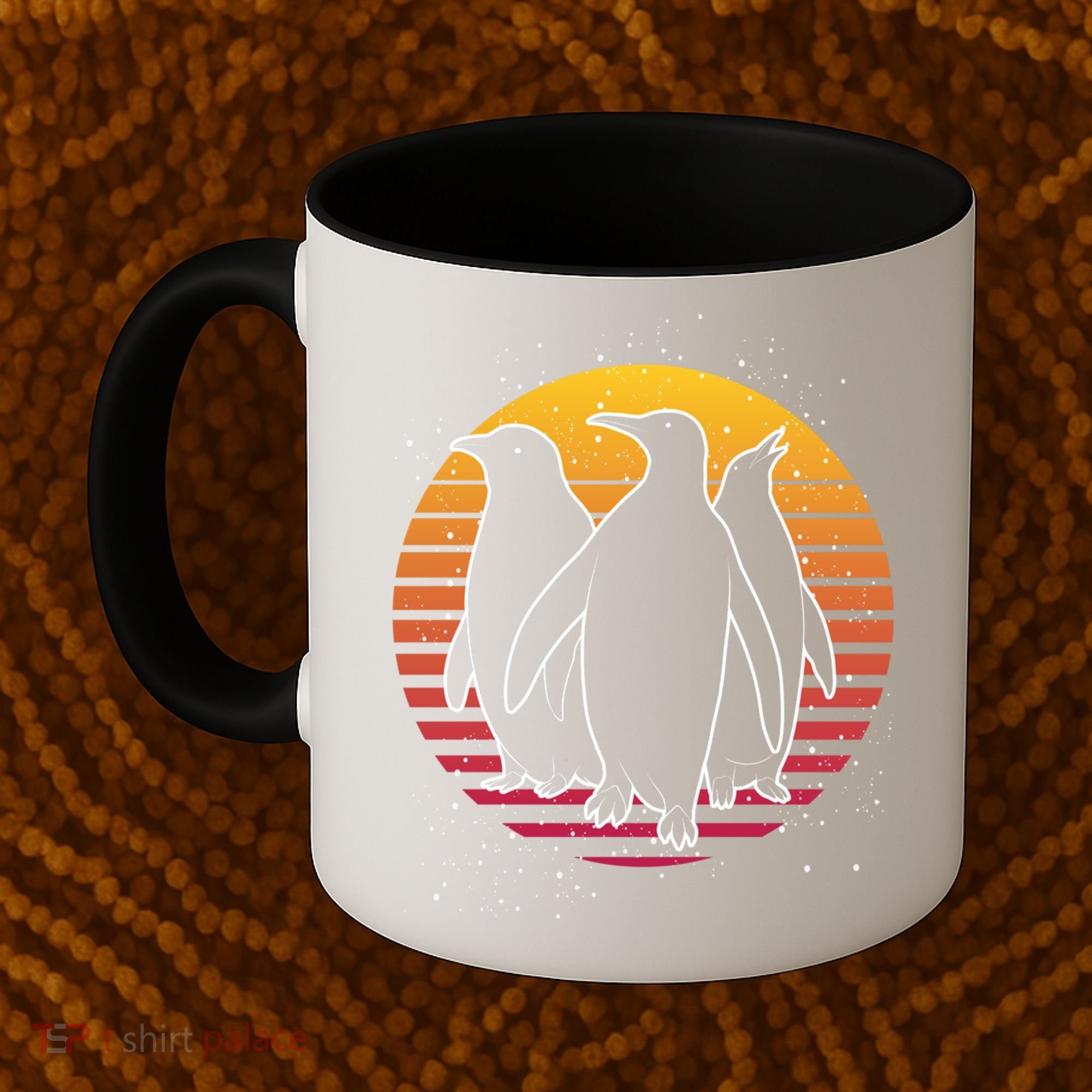 Retro Penguin Gift Coffee Mug