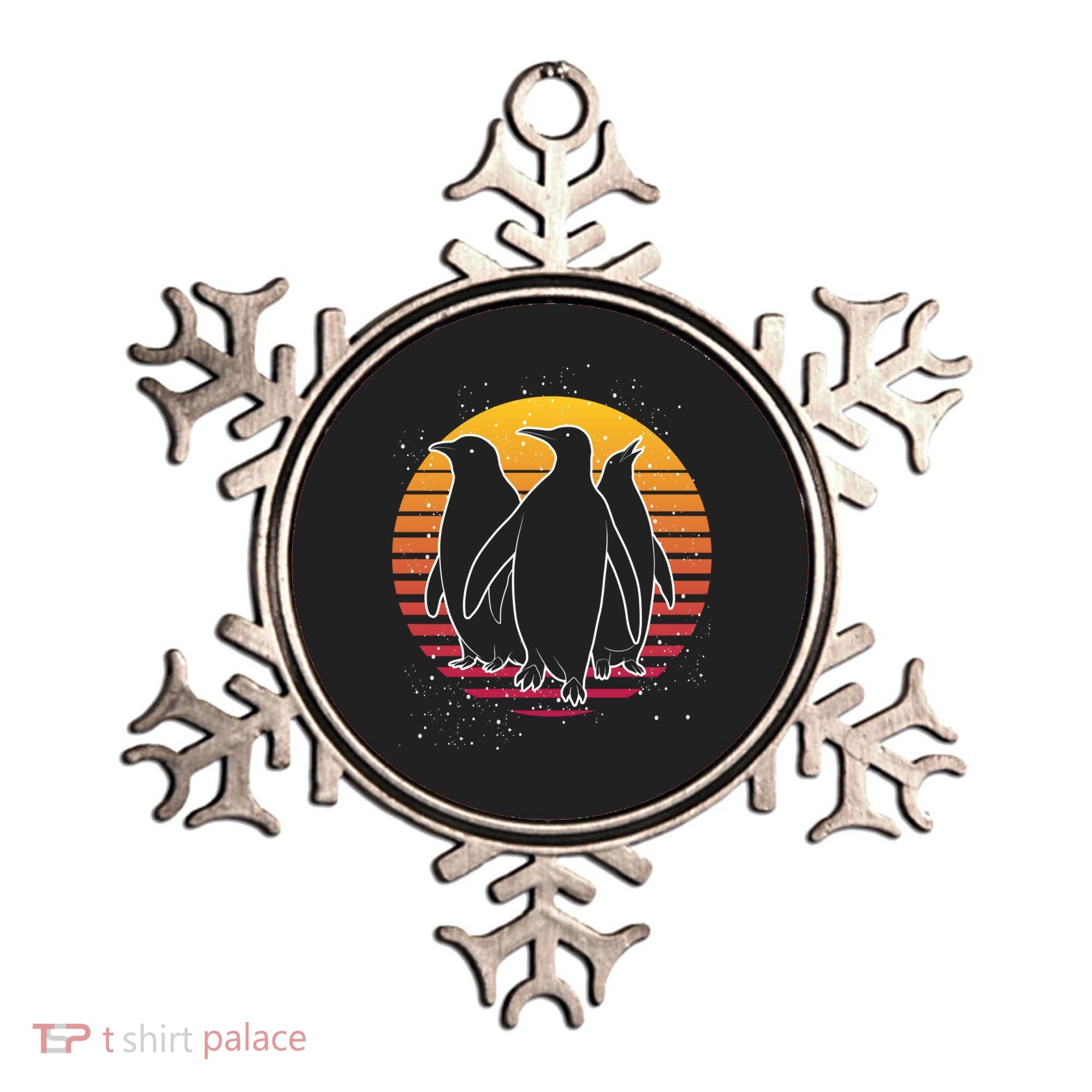 Retro Penguin Gift Ornament