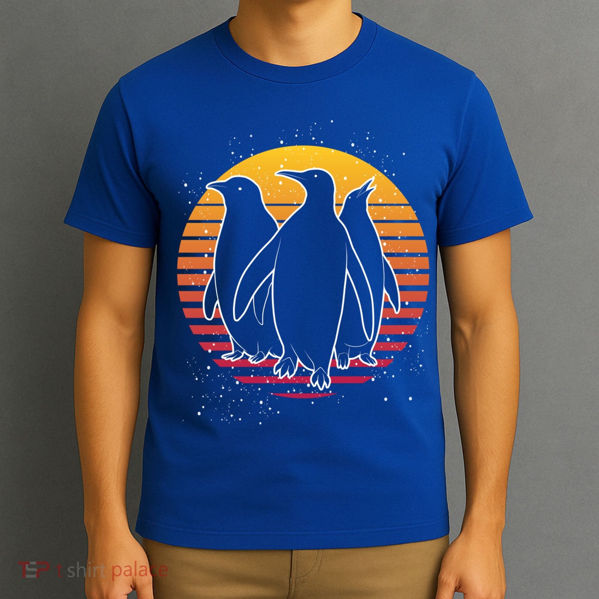 Retro Penguin Gift T-Shirt