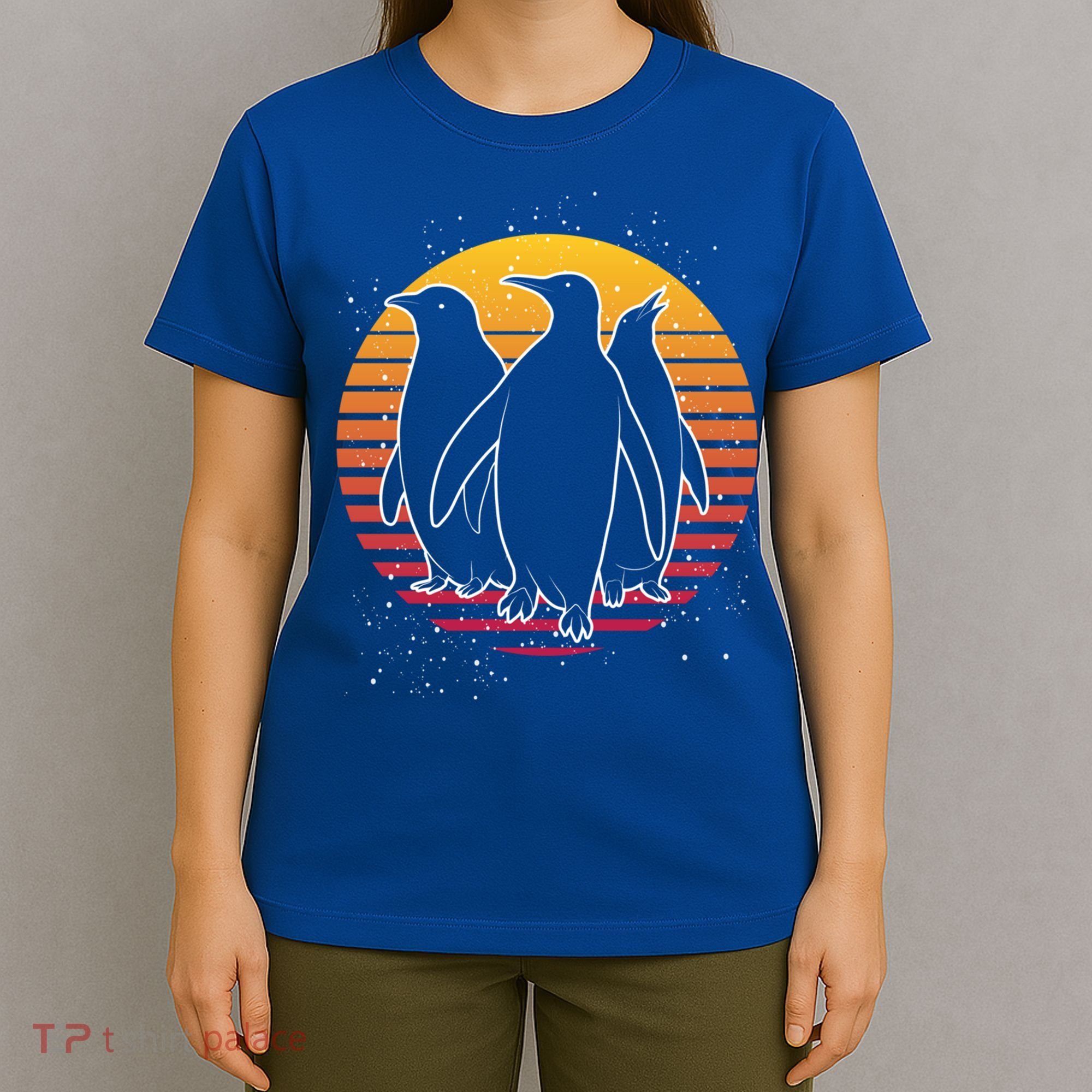 Retro Penguin Gift T-Shirt