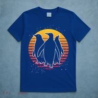 Retro Penguin Gift T-Shirt thumb 5