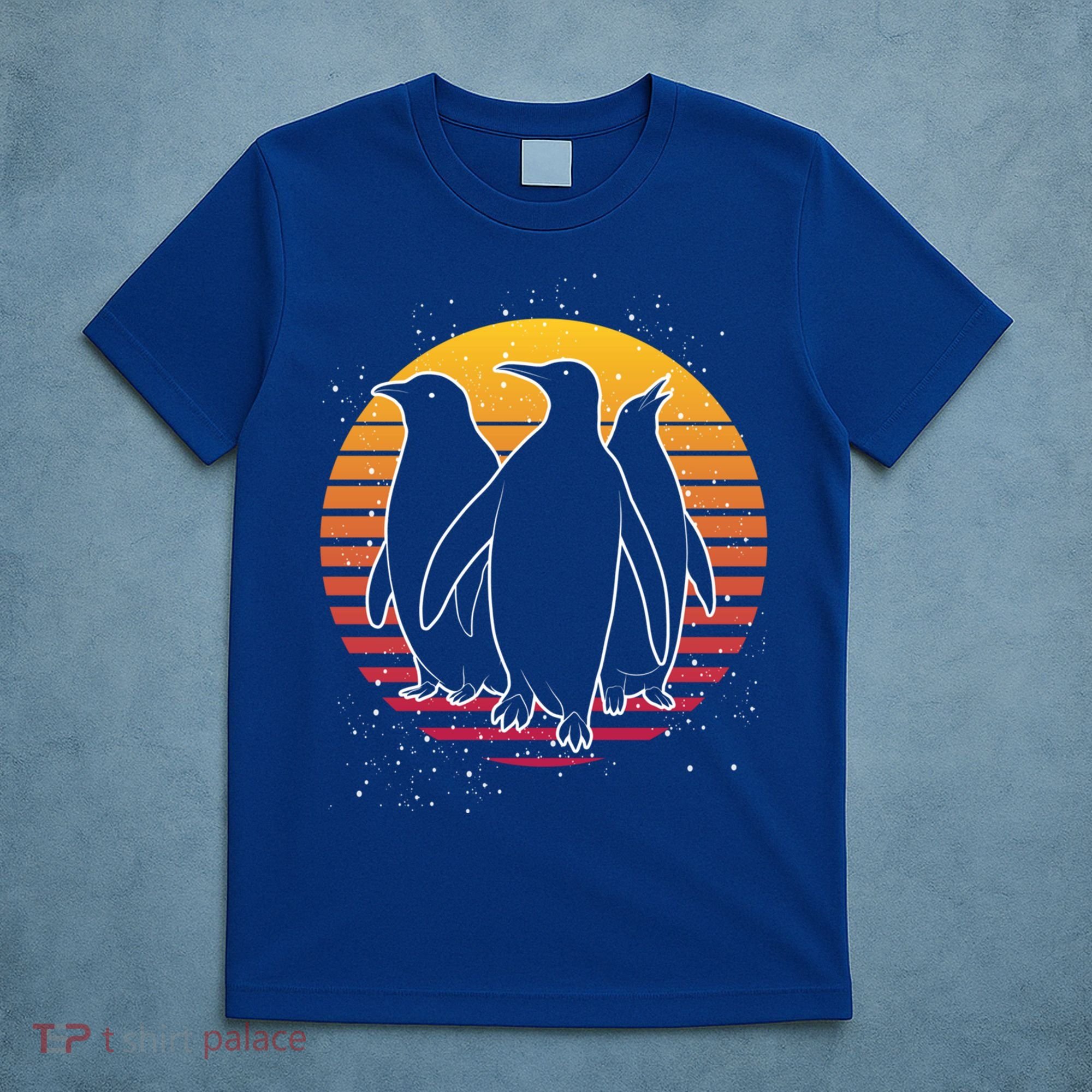 Retro Penguin Gift T-Shirt