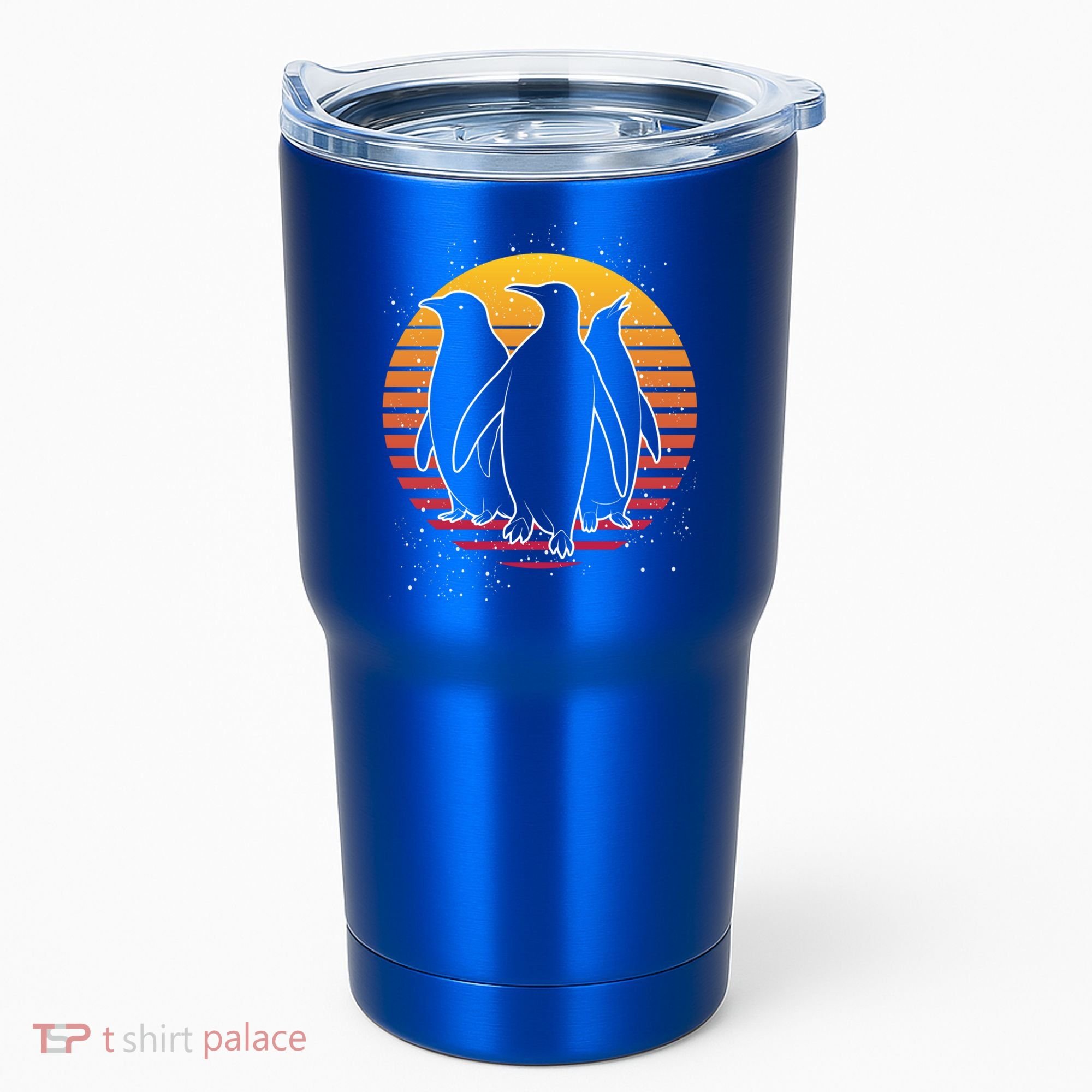 Retro Penguin Gift Tumbler