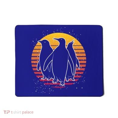 Retro Penguin Gift Mousepad