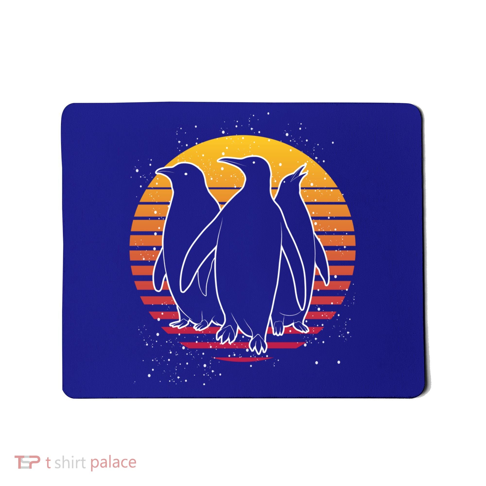 Retro Penguin Gift Mousepad