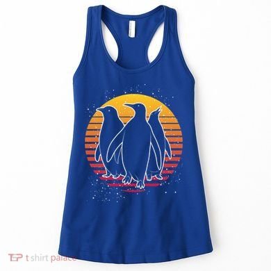 Retro Penguin Gift Women's Tank Top