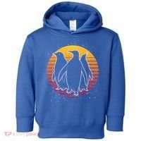Retro Penguin Gift Toddler Hoodie thumb 0