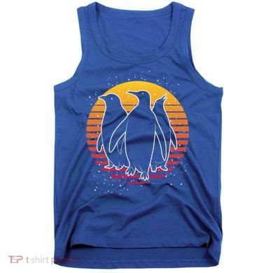 Retro Penguin Gift Tank Top