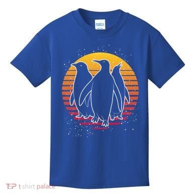 Retro Penguin Gift Kids T-Shirt