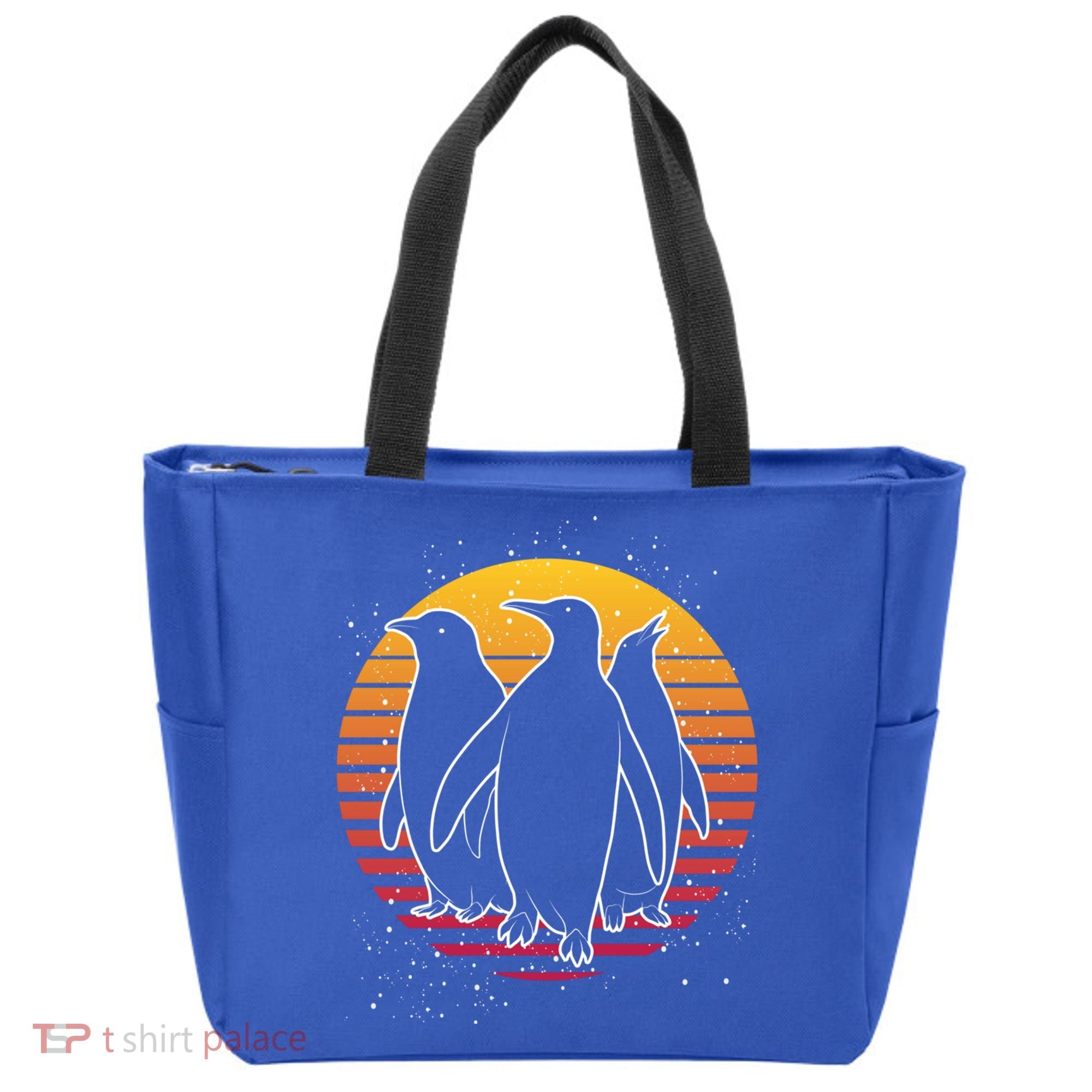 Retro Penguin Gift Tote Bag