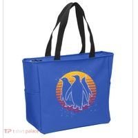 Retro Penguin Gift Tote Bag thumb 2