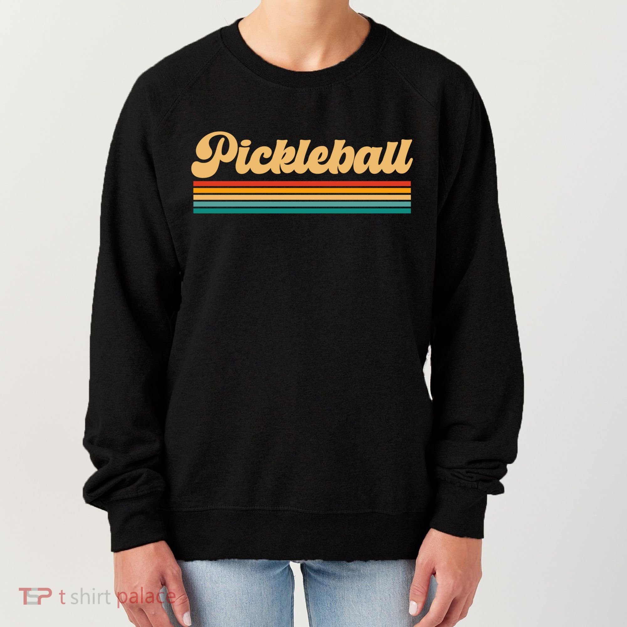 Retro Pickleball Gift Women's Sweatshirt