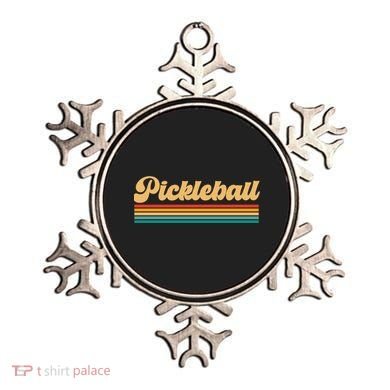 Retro Pickleball Gift Ornament