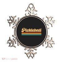 Retro Pickleball Gift Ornament thumb 0