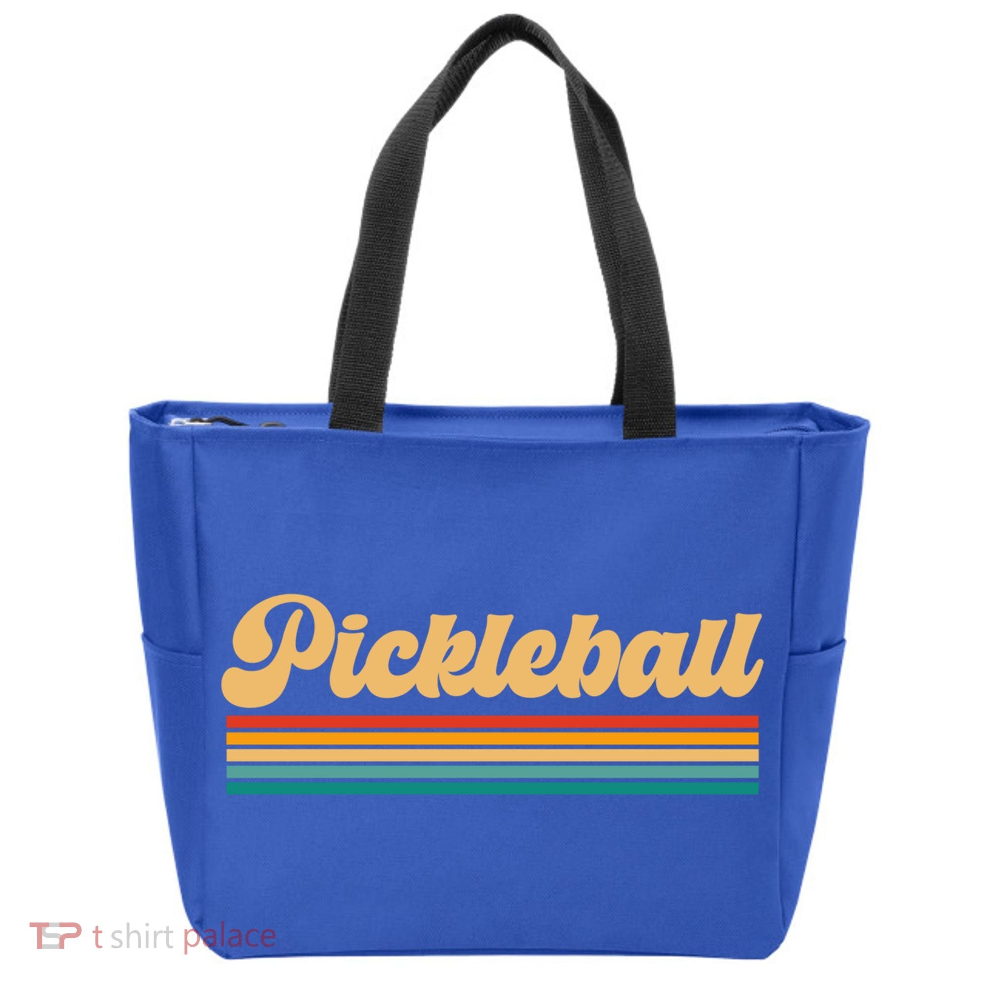 Retro Pickleball Gift Tote Bag