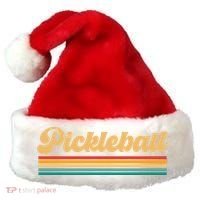Retro Pickleball Gift Santa Hat thumb 0